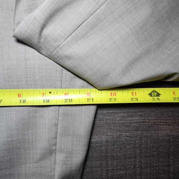 HUGO BOSS Mens Sport Coat Blazer 40R Solid Gray Marzotto Wool Two Button Notch - Picture 12 of 16